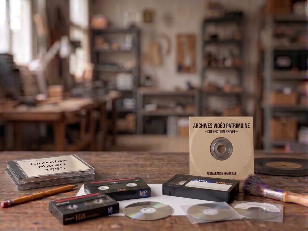 Numérisation Cassette Caméscope ou Audio (Hi8, MiniDV, VHS-C)